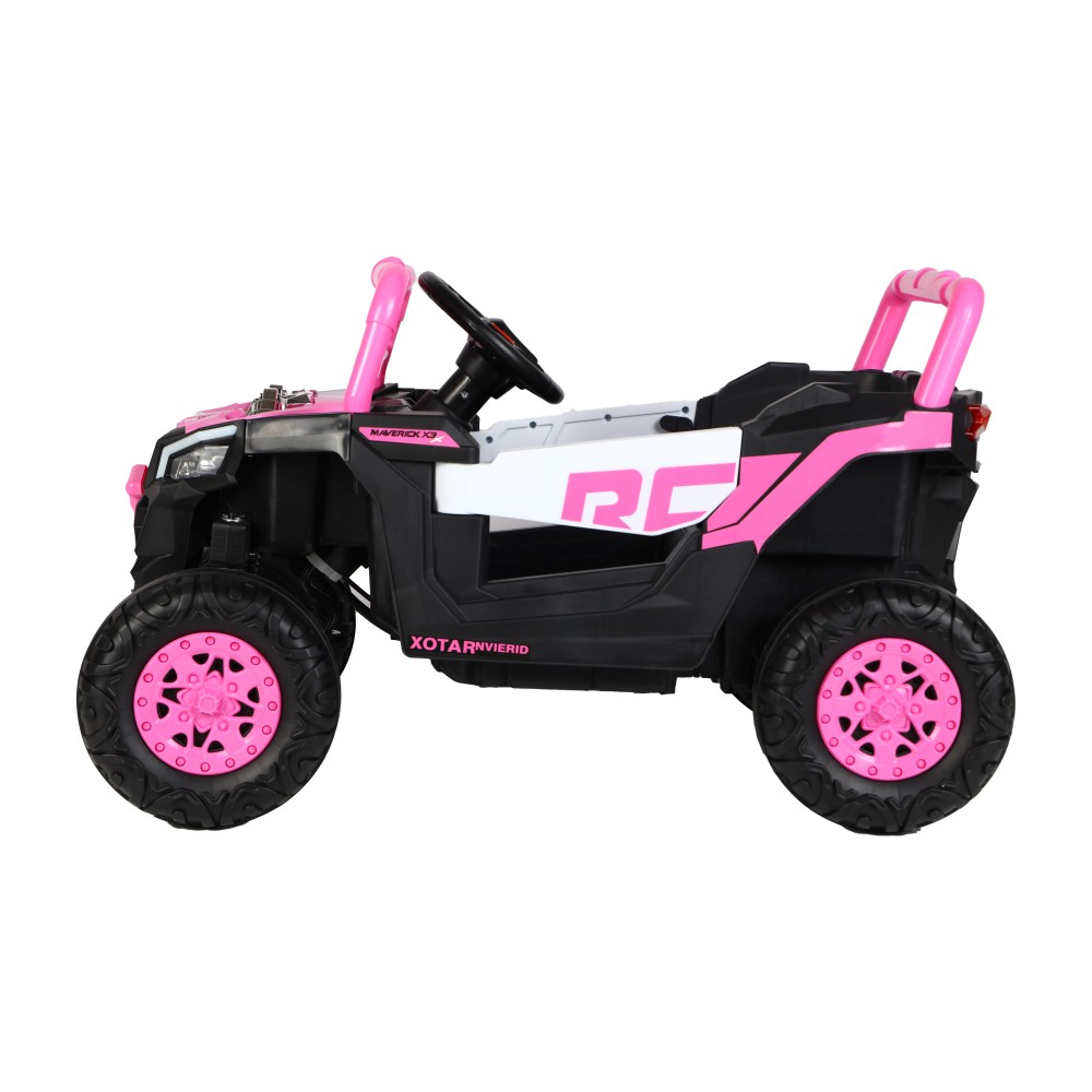 Kids Electric Ride On Car Pink 2.4G Remote Control Swing Toy Car