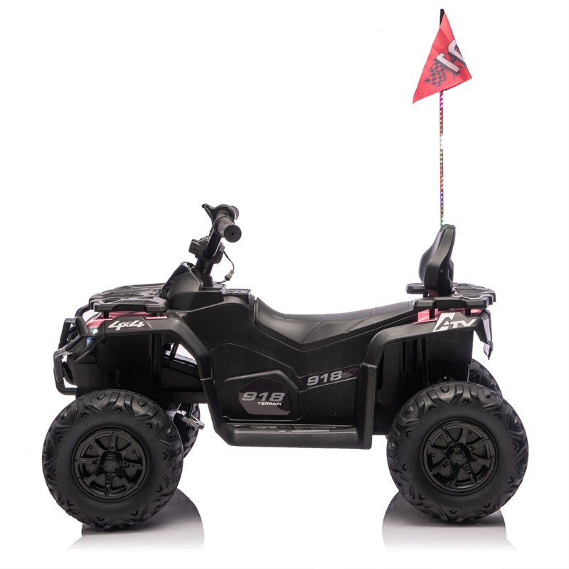 24V 160W Kids Electric Ride-On ATV 3-7-4.4 mph Off-Road 2WD Car Toy for Age 3-6