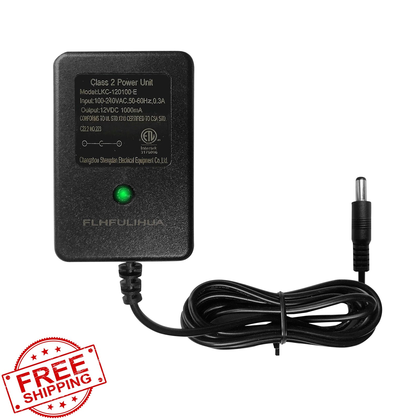 FLHFULIHUA 12V Kids Ride on Toy Battery Charger ETL Listed