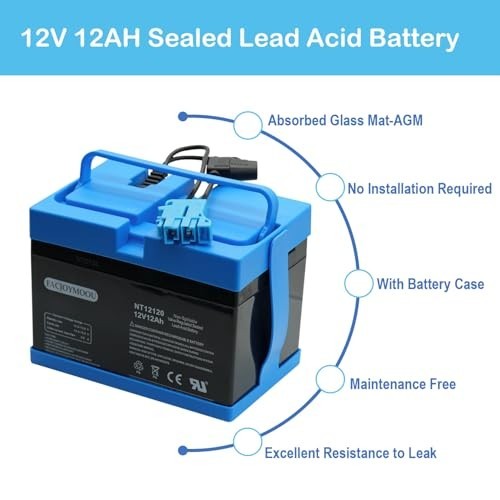 12V Replacement Battery for Peg Perego John Deere Gator, Gaucho, Ride-On Toys 12