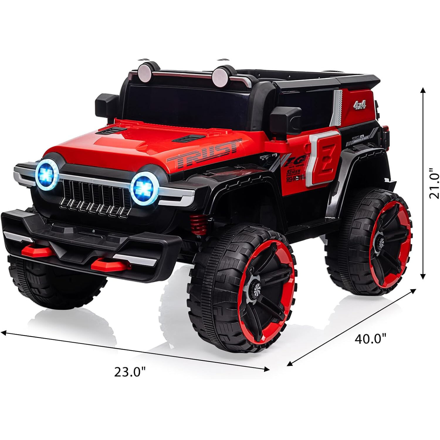 Kids Electric Ride On Truck 12V Power Battery Car w/ Remote Control & MP3 Player