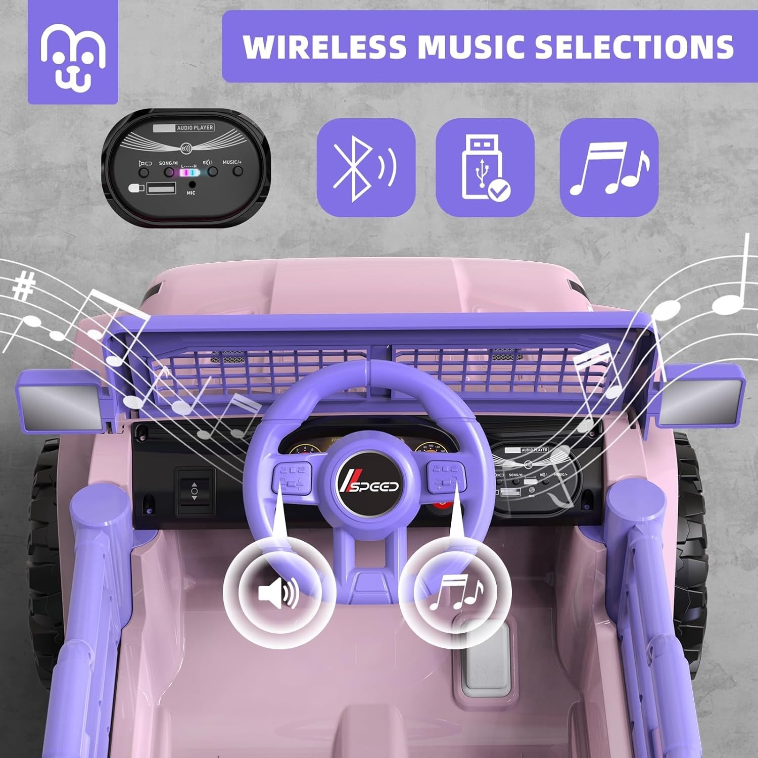 Carro Electrico Para Niños Coche Montable De Jugar Manejar Con Control Remoto..