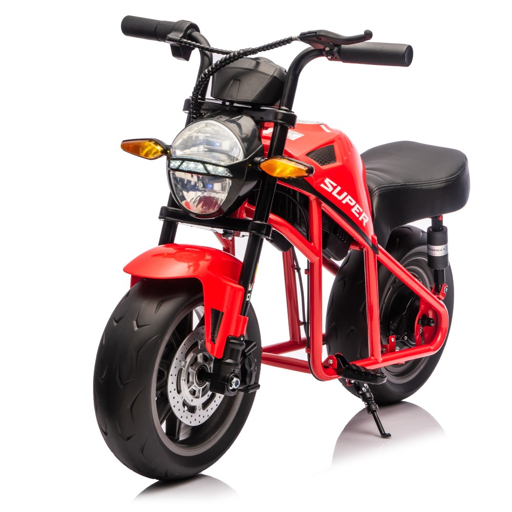 24V300W Kids Ride On XL Electric Toy Muscle Motorcycle,High-Speed Hub Motor