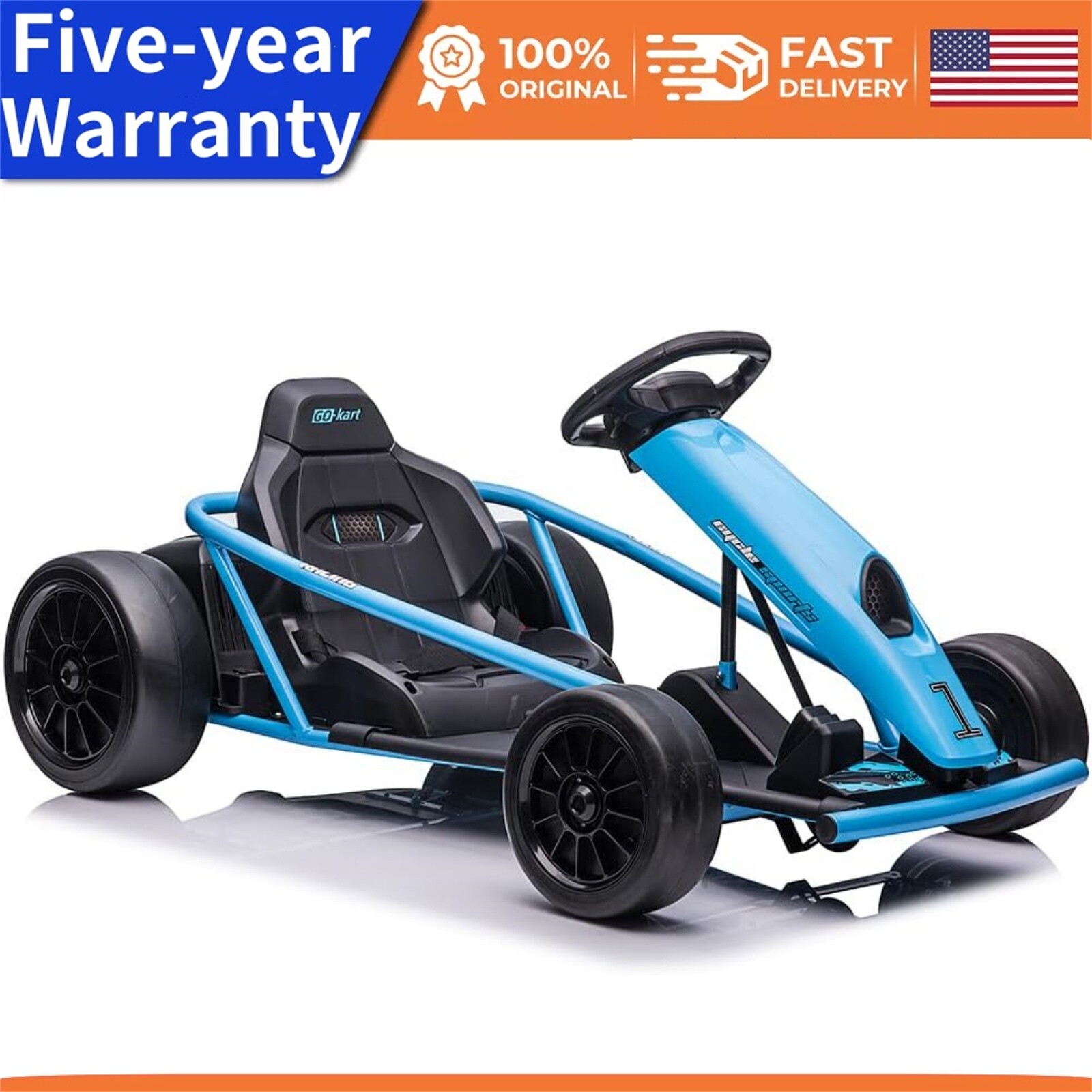 ✅🔥24V Go Kart 300W*2 Extra Powerful Motors 9Ah Large Battery for Kids 8-12 Year