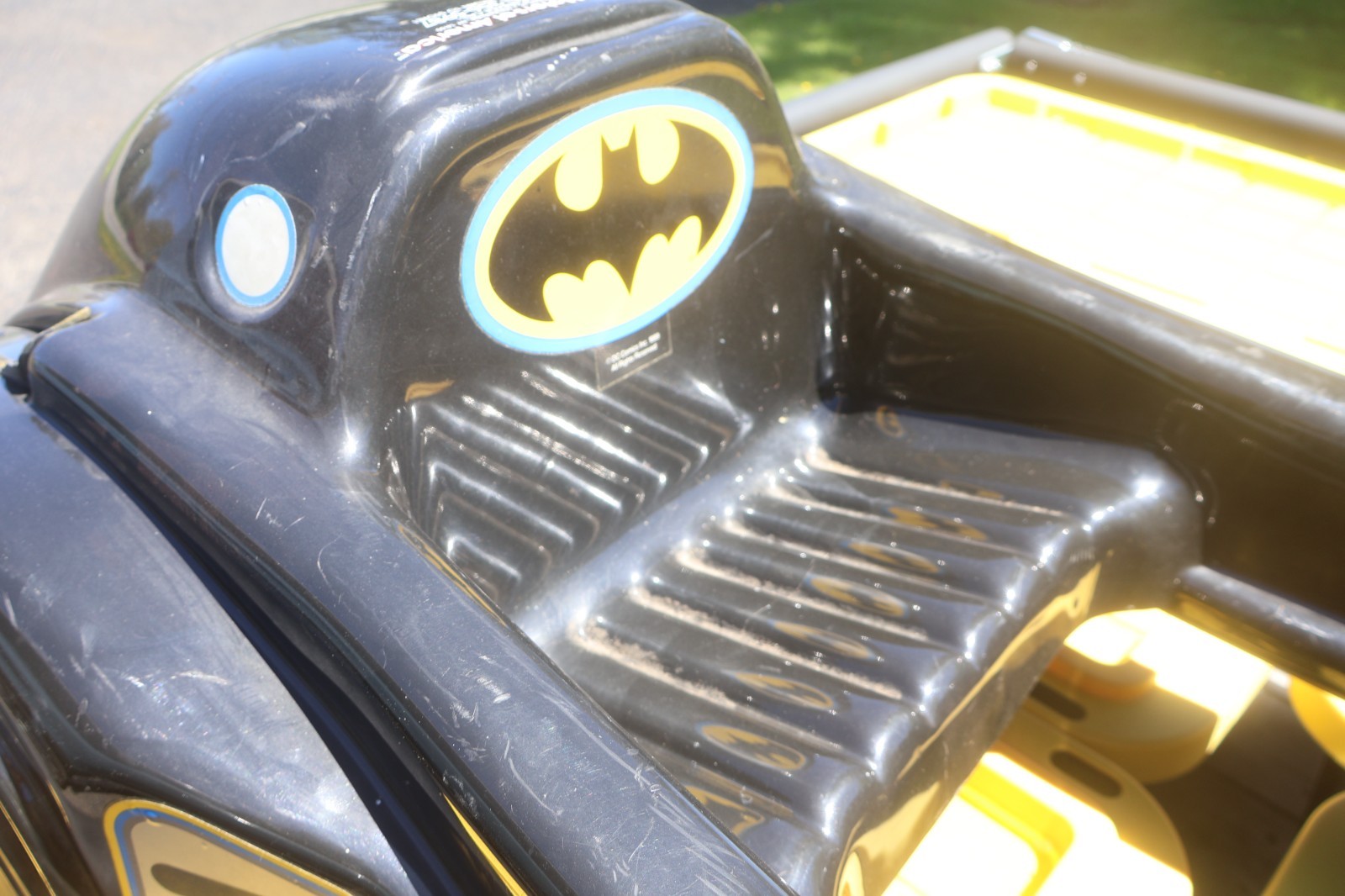 Nice Rare 1989 Mini-Motors Bat-Man Batmobile Power Wheels Motor Car Kingsbury