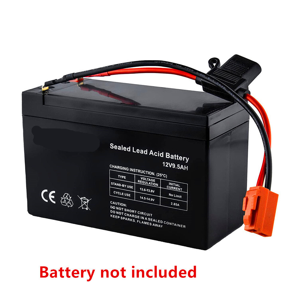 1Pcs 12 AWG Wire Wiring Harness Connector For 12-Volt SLA Battery