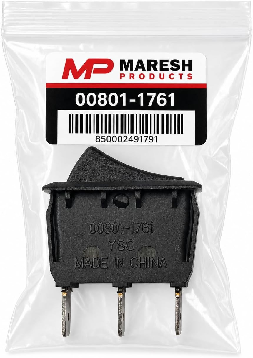 MP Maresh Products 3-Pin Foot Pedal Switch Replacement for Power Wheels 00801…