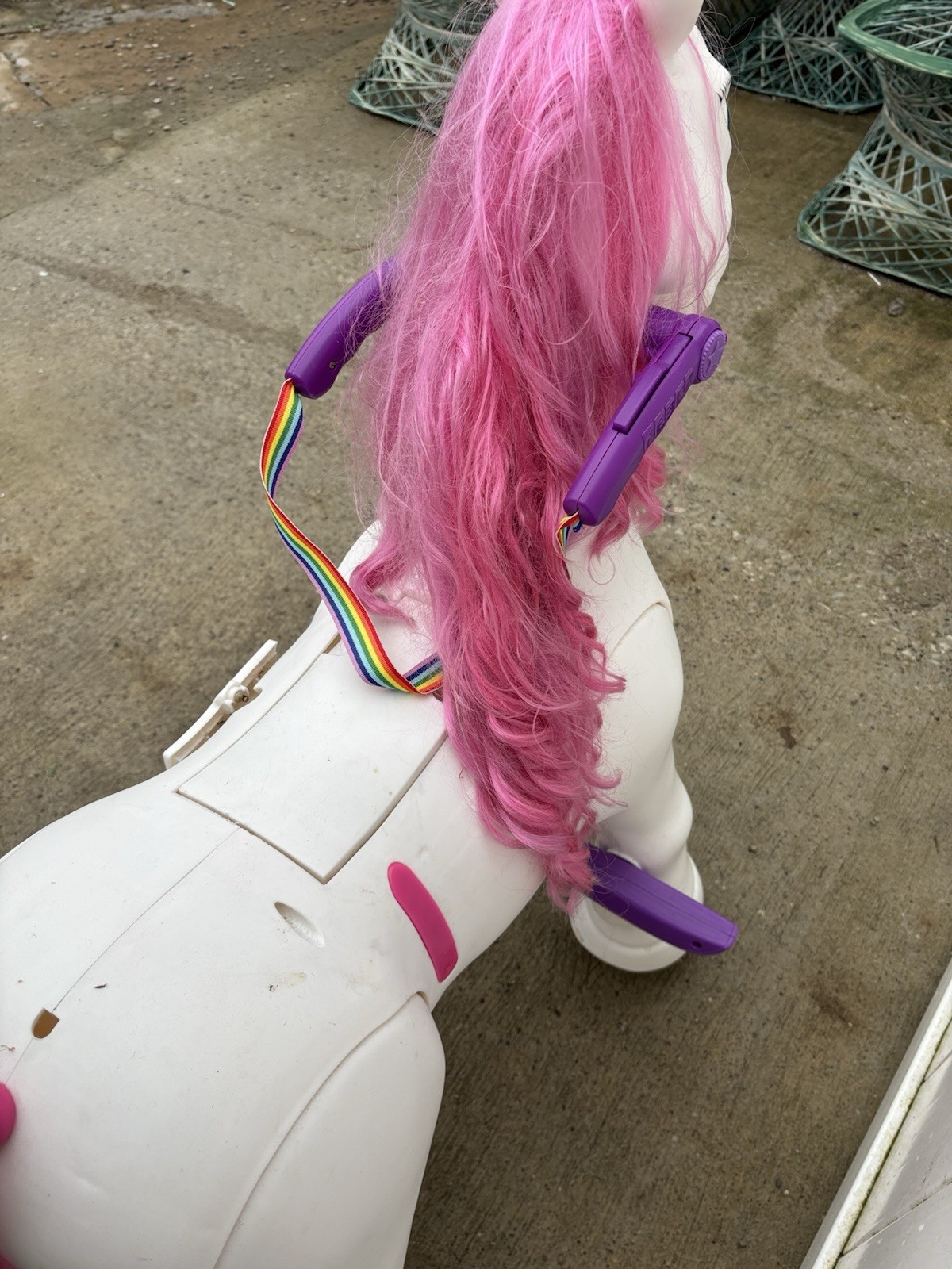 Famous Feber My Lovely Electric Ride-On Unicorn Toy 12 Volt