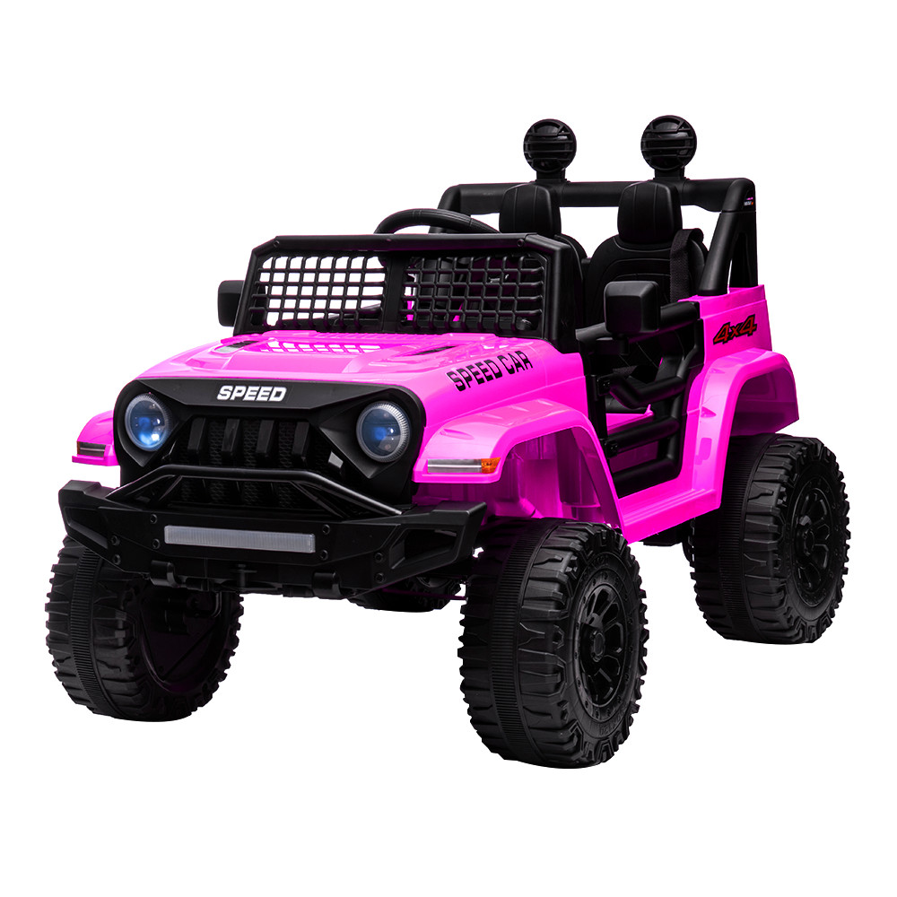 12V Kids Ride on Toy Electric Power Wheels Jeep Parental Remote Control MP3 LED