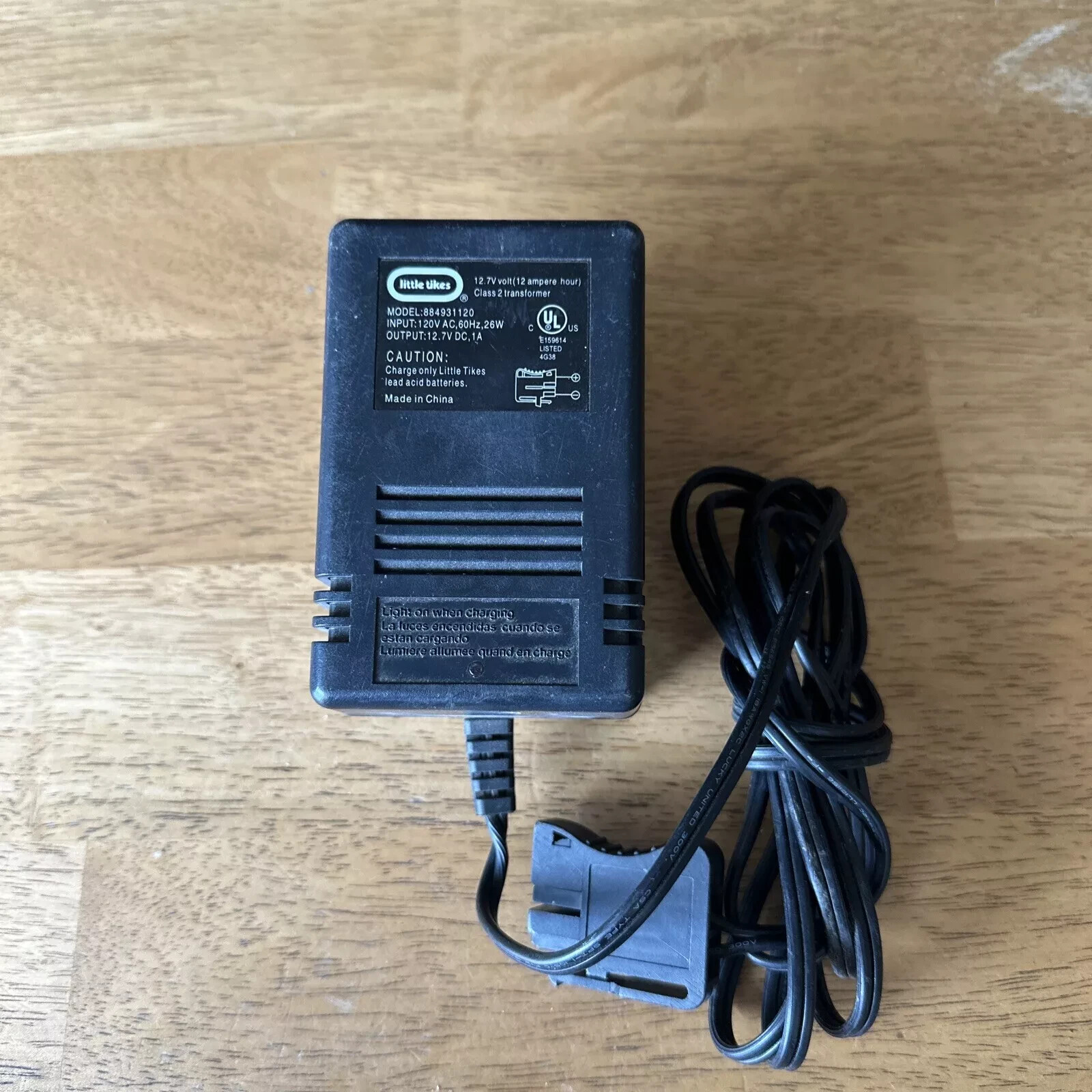 LITTLE TIKES TYPE 12.7 VOLT CLASS 2 TRANSFORMER CHARGER | 884931120 **TESTED**