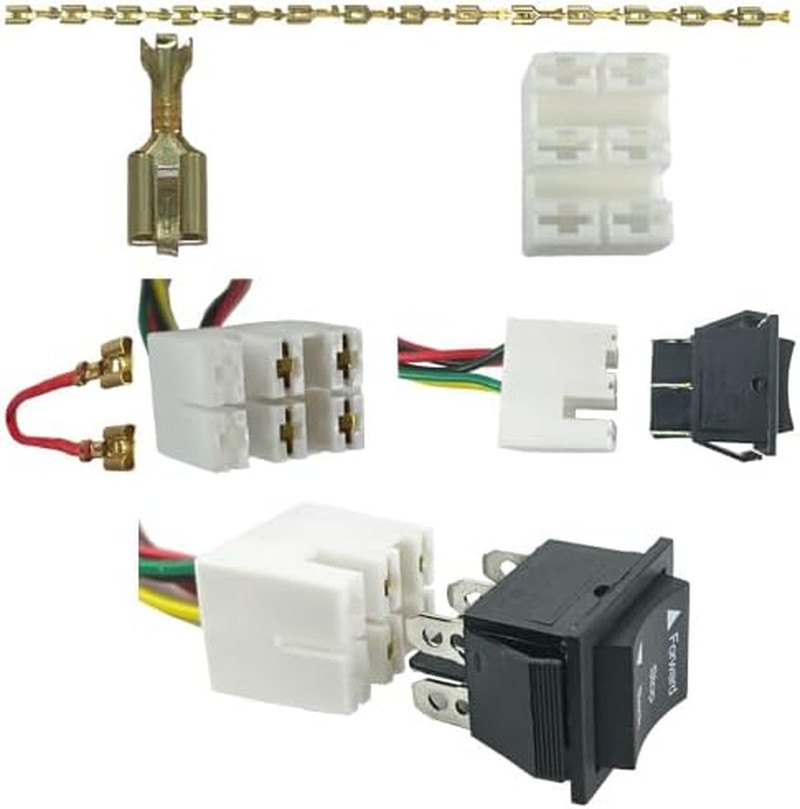 14PCS Set of Switch Kit for Power Wheels Kid’S Ride on Toys Replacement Parts, F