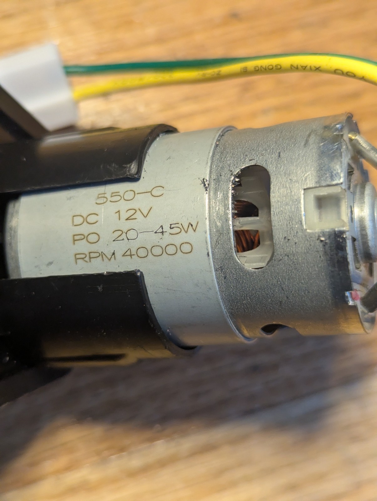 TONGAN ELECTRIC MOTOR GEAR BOX (12 V/ 40000 RPM) RIGHT/LEFT BOTH