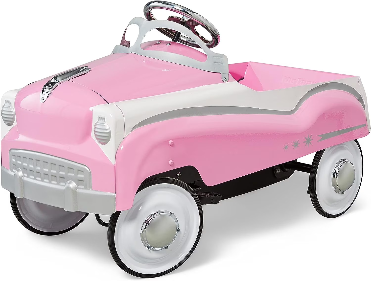 Kids Pedal Car Toddler Steel Ride On Toy Police Fire Truck Choose Your Color