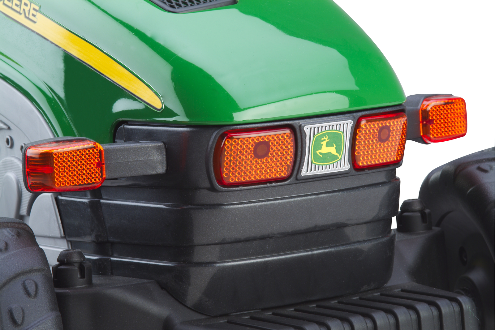 Peg Perego John Deere Farm Tractor and Trailer Pedal Ride-On Toy for Kids