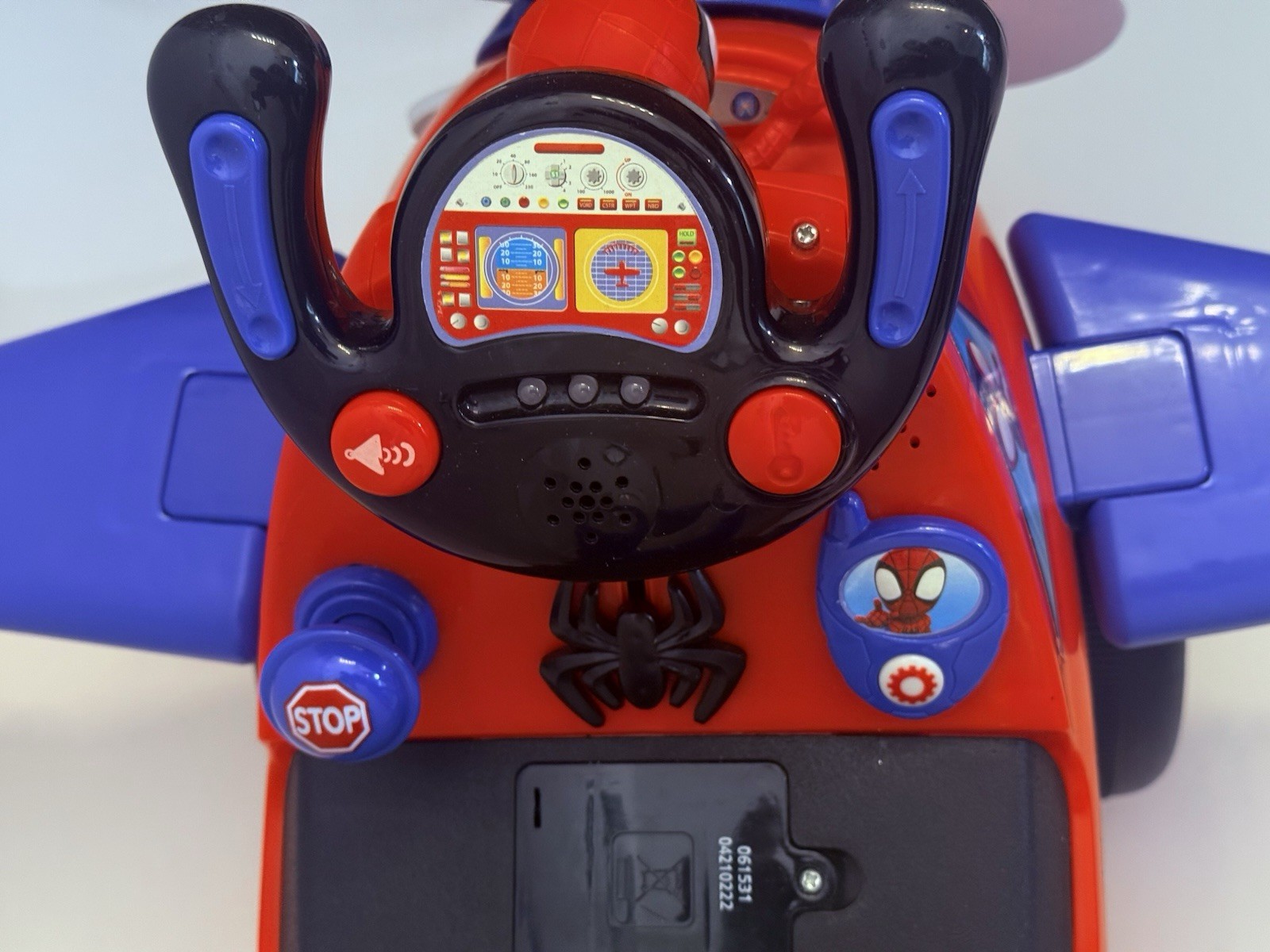 Marvel Lights N Sounds Spidey Activity Plane Ride-on batteries included ￼