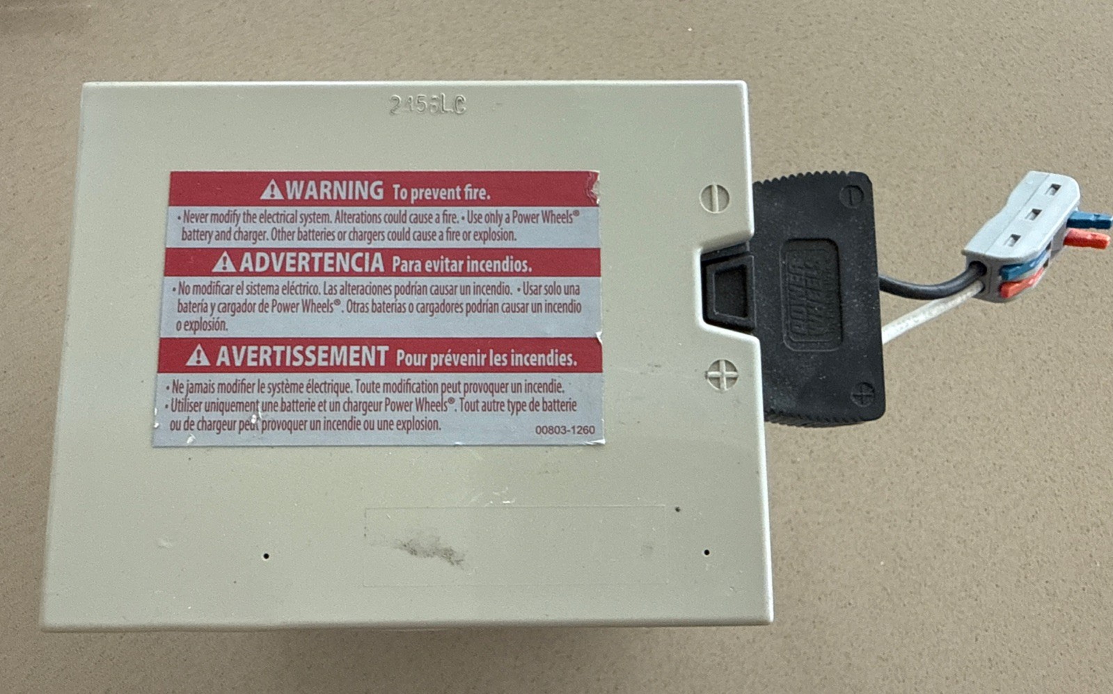 Power Wheels 12 Volt Battery 00801-1869 TESTED/WORKS. FAST SHIP