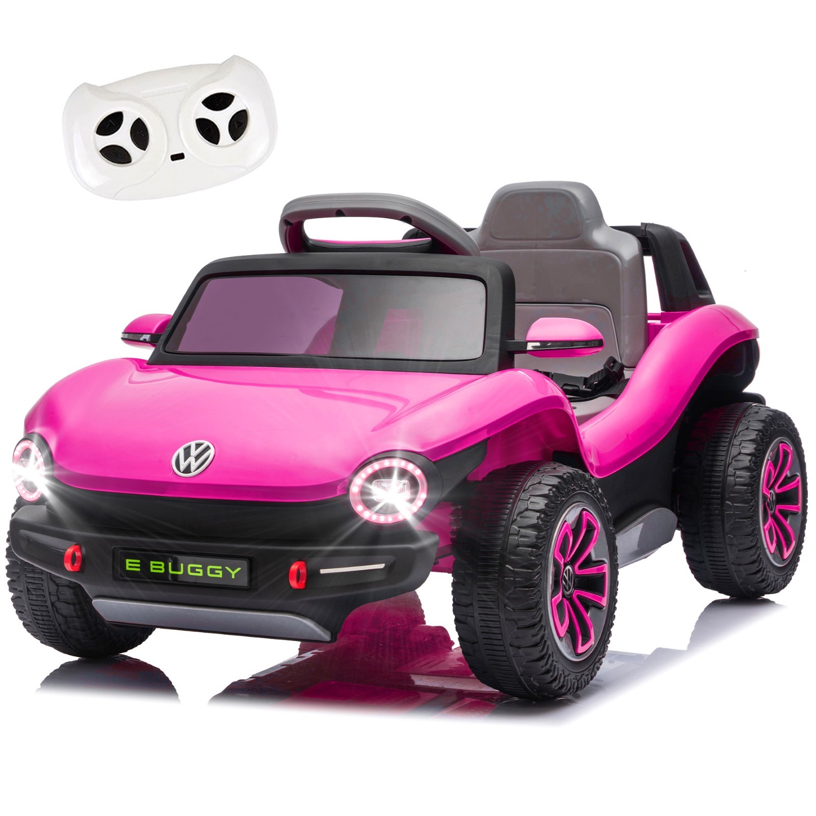 Licensed Volkswagen Beetle Kids Ride on Car 12V Electric Car Toy with Remote LED