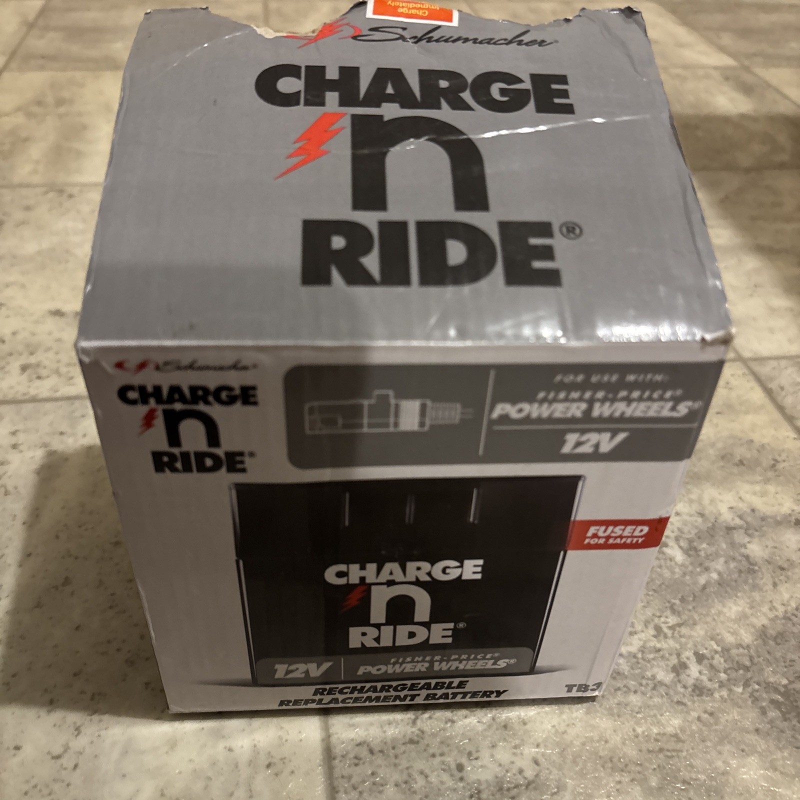 Schumacher Charge N Ride Battery. Rechargeble Battery 12v for Power Wheels New