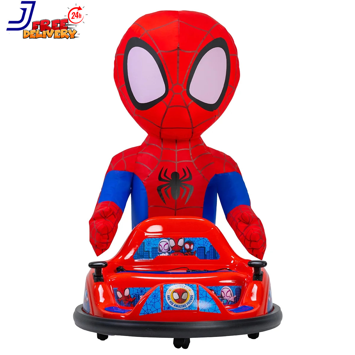 Spidey Imaginair 6V Ride-On Bumper Car with Inflatable Character FREE SHIPPING