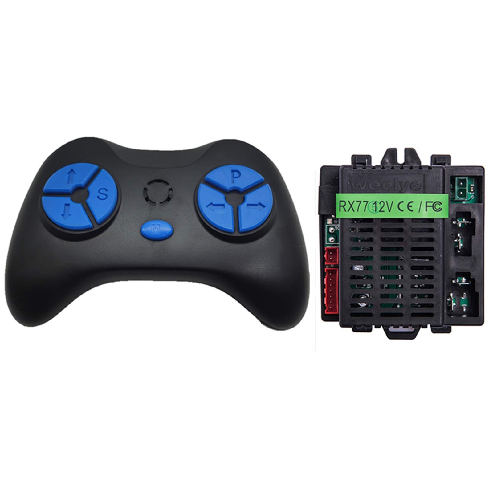 RX77 12V Kids Powered Ride on car 2.4G Bluetooth Remote Control and Receiver …