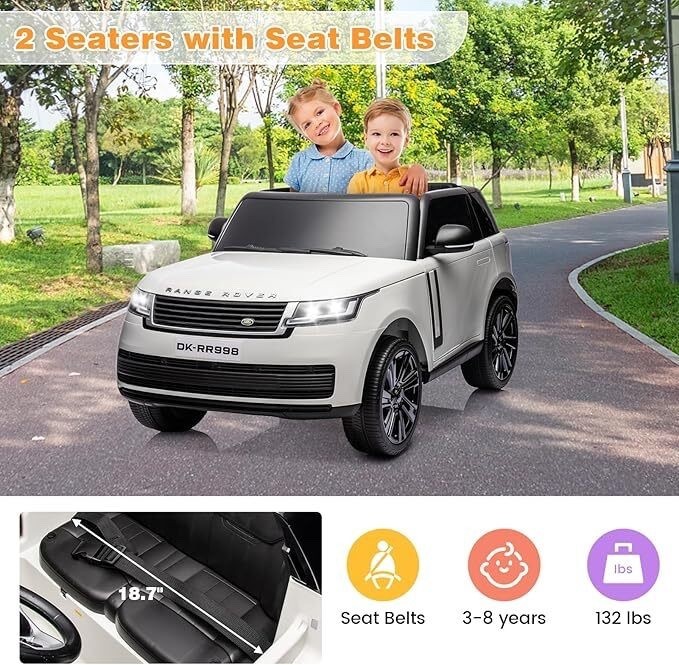Land Rover Ride-On Car Garvee Ride P Series: 24V 2-Seater With MP3 FREE SHIPPING