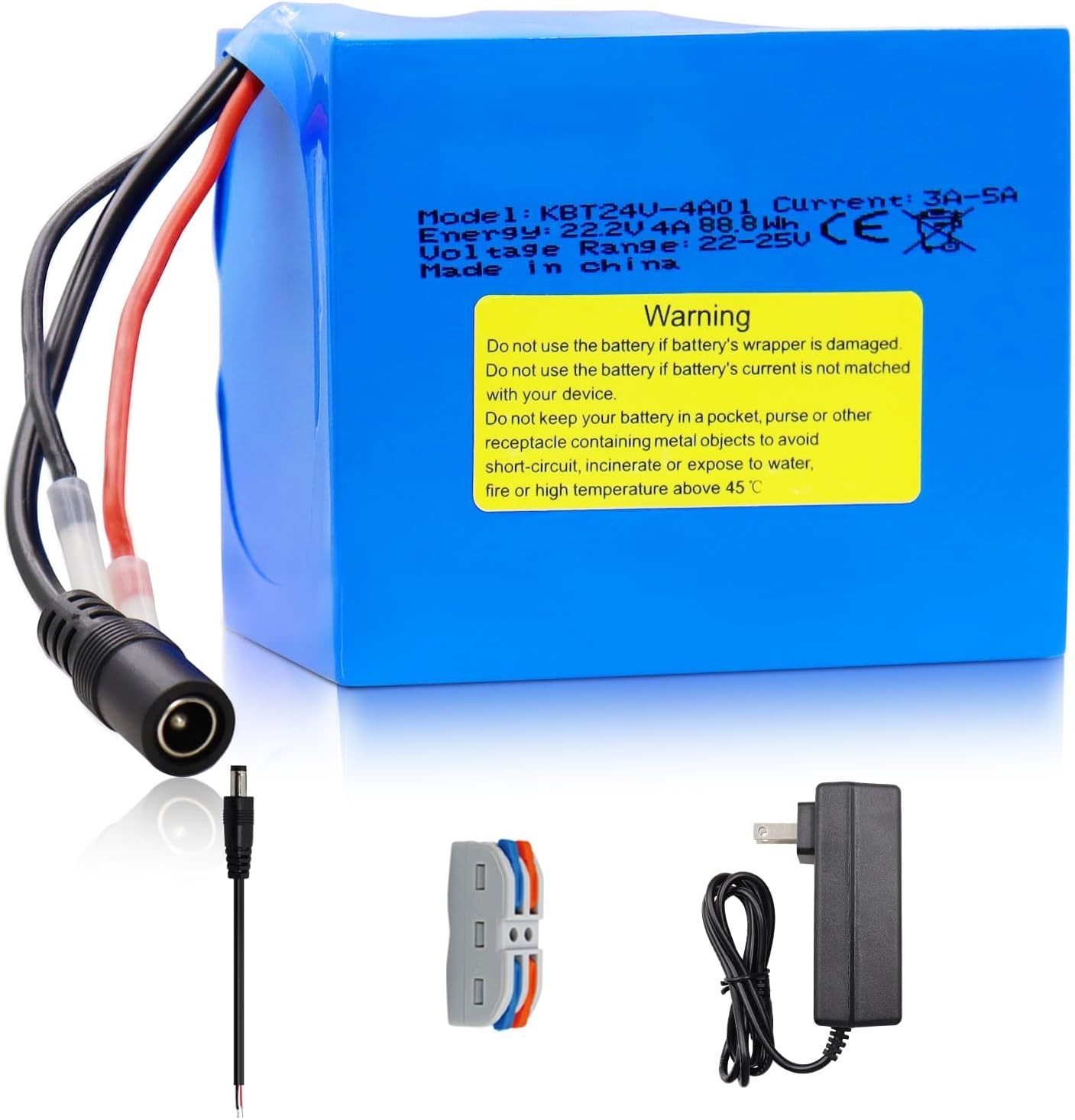 24V 4Ah Lithium-Ion Battery with Charger – Perfect for Kids’ Ride-On Vehicles
