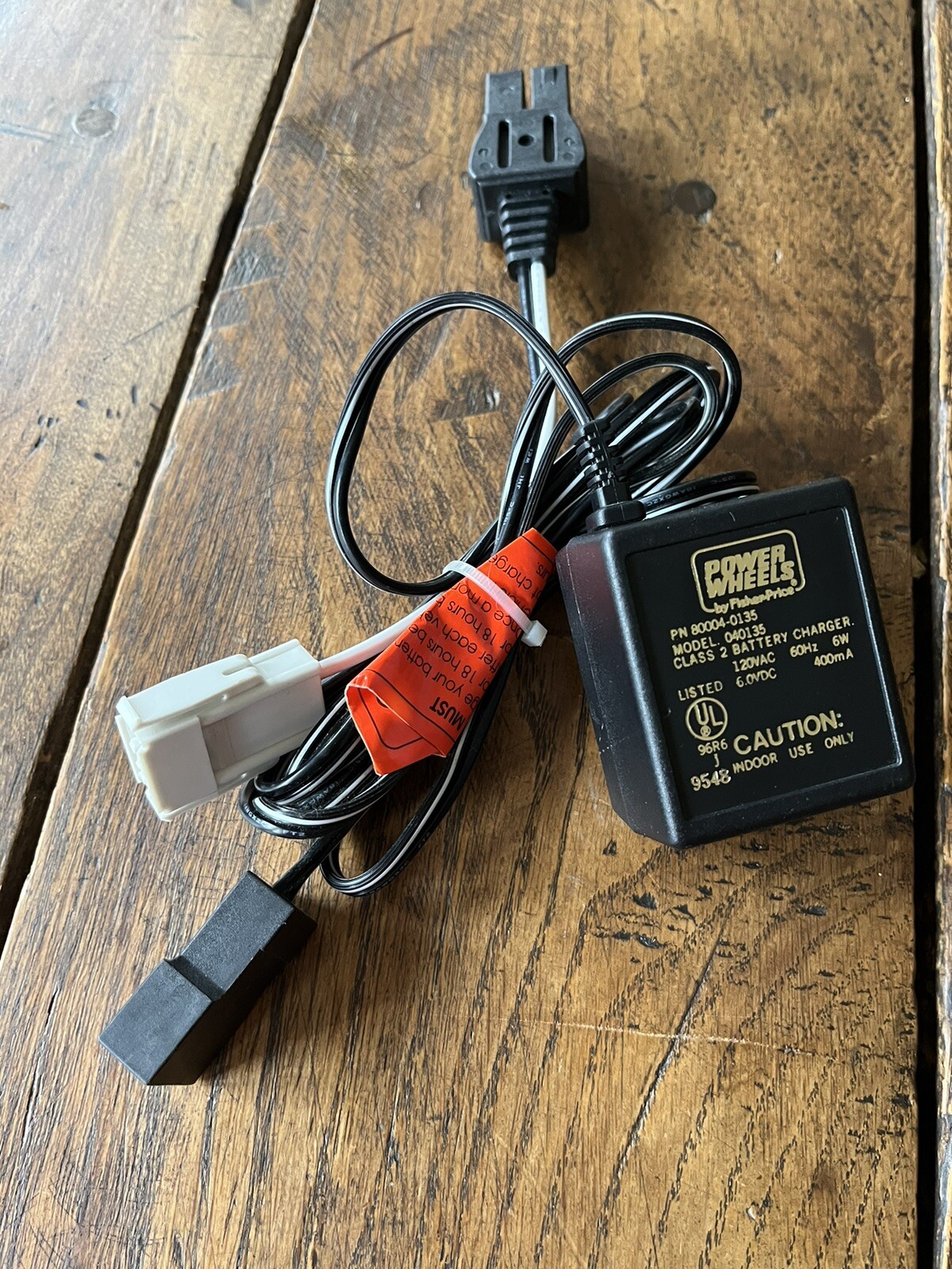 OEM Power Wheels by Fisher Price Battery Charger 040135 6V 400mA