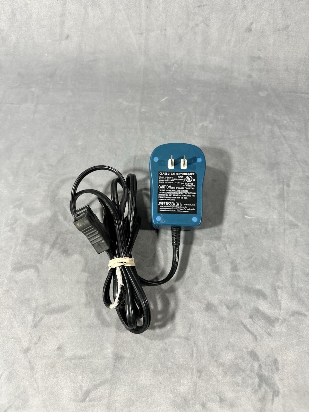 Authentic 12VMPAF-1 OEM Peg Perego 12 Volt Battery Charger for Kids Ride On Toys