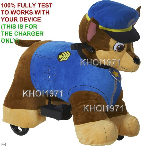 WALL charger AC adapter FOR 8805-11 Dynacraft Paw Patrol CHASE Plush ride-on 6V