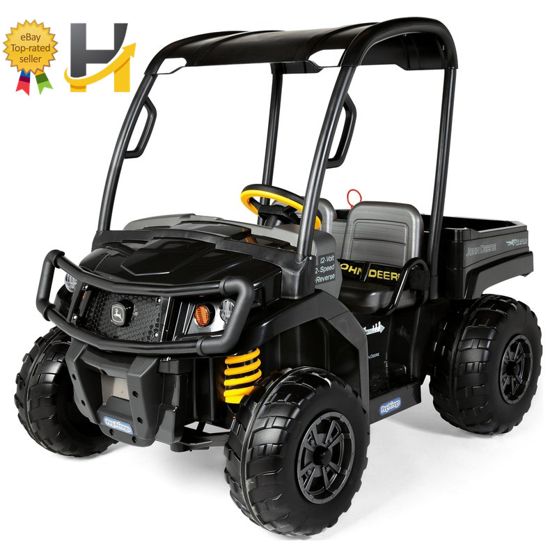 John Deere Gator XUV Midnight Black, 12-Volt Battery-Powered Ride-On