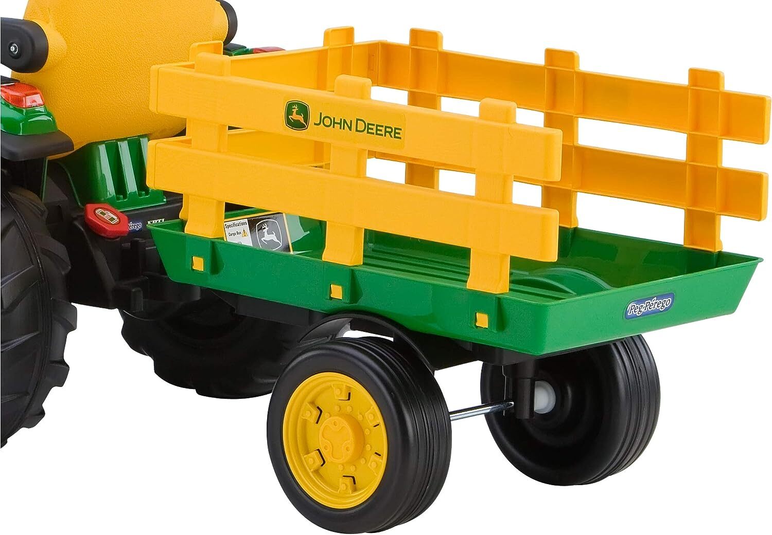 Peg Perego John Deere Ground Force Tractor with Trailer
