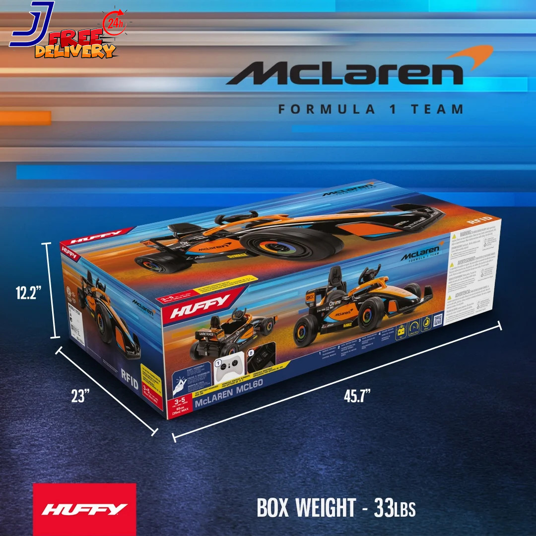 12V Mclaren F1 Race Car Kids Battery Ride-On Toy Remote Control FREE SHIPPING