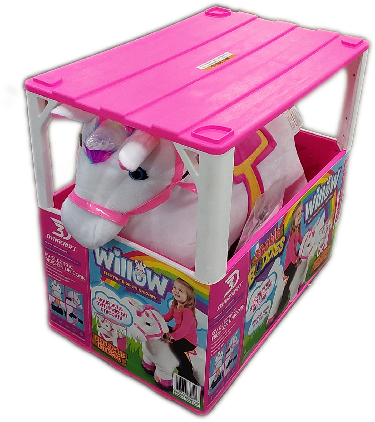 Dynacraft Stable Buddies Willow Electric Ride-On Unicorn 3-7 Years