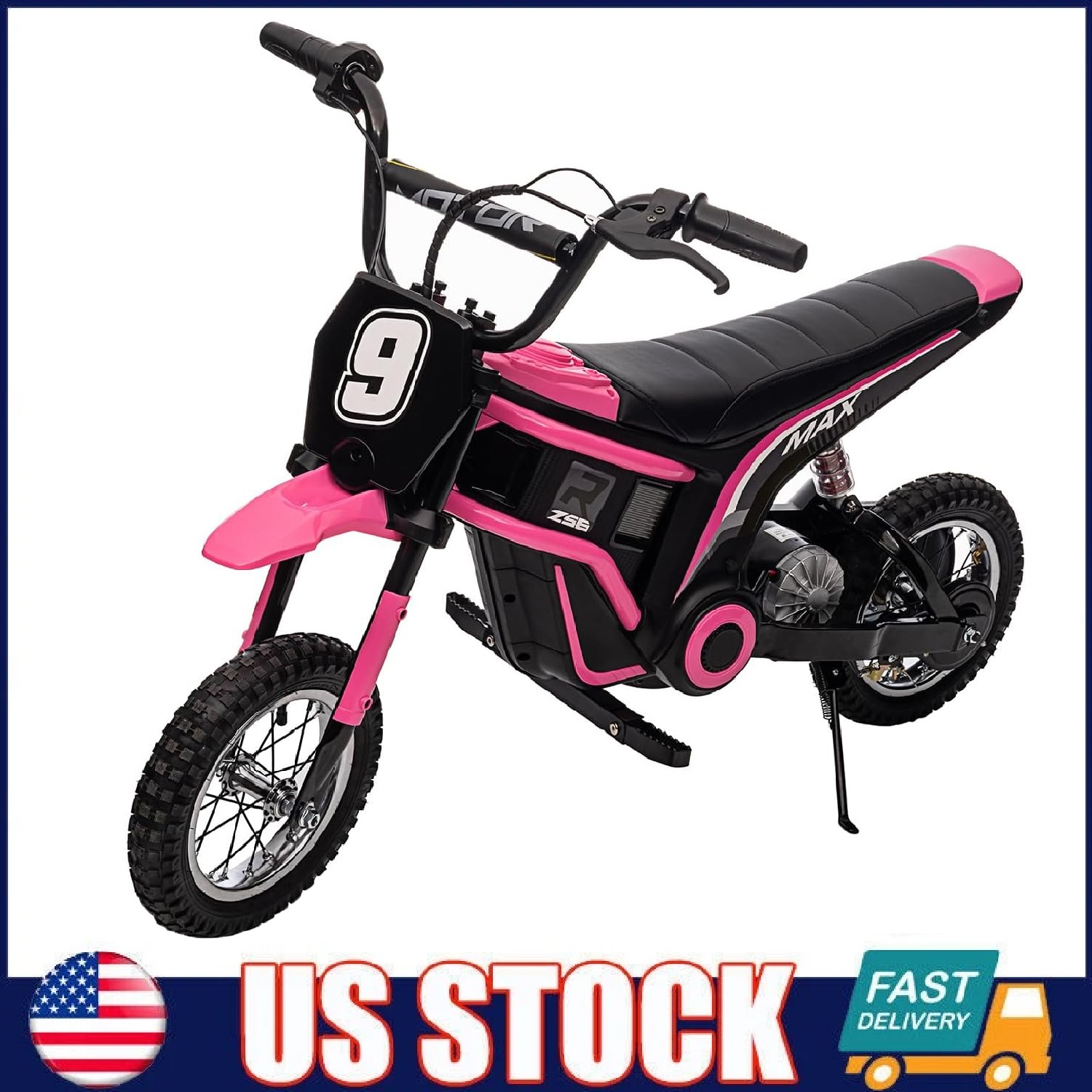 24V Electric Dirt Bike for Kids ,Off-Road Ride on Motorcycle for Boys and Girls