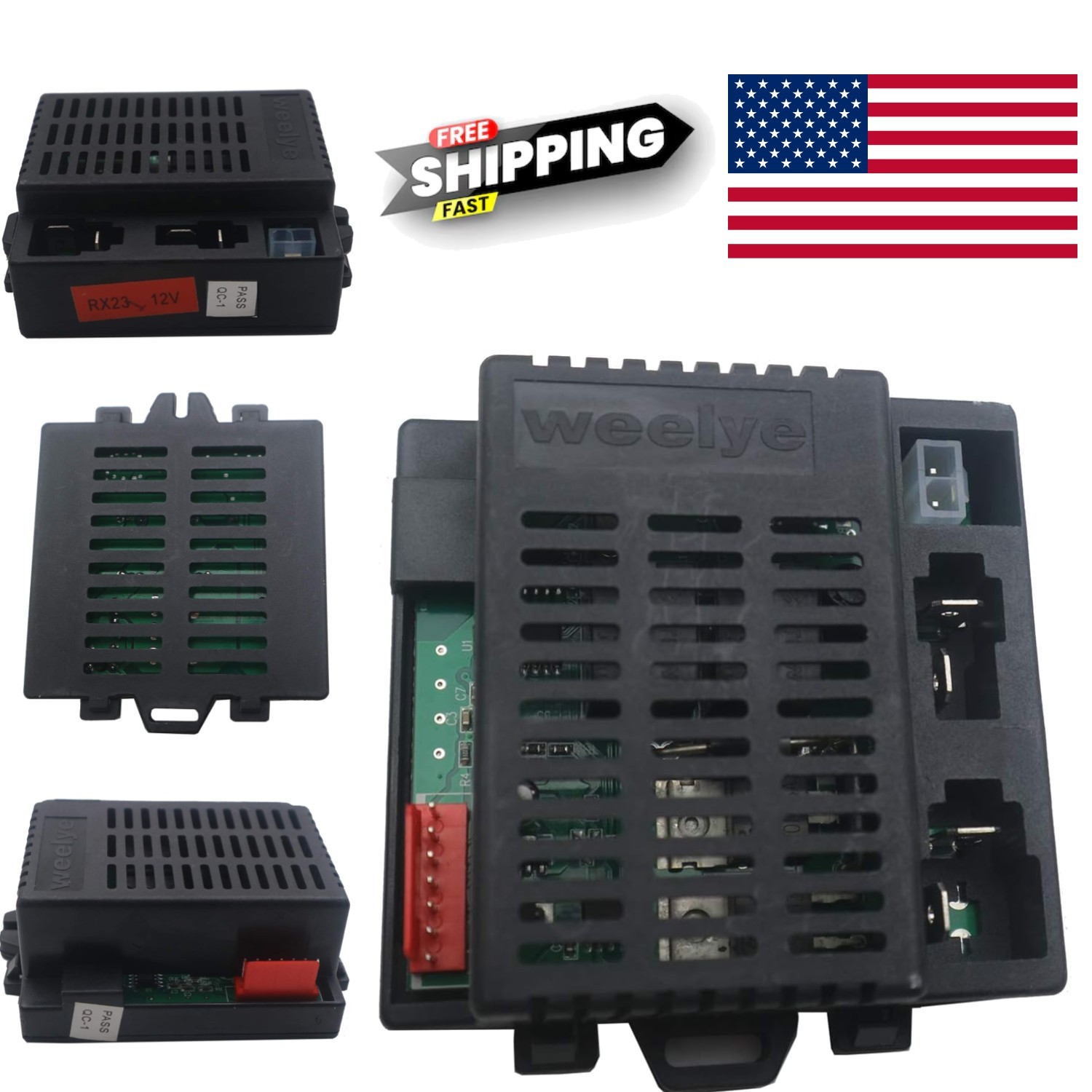 12V Kids Ride On Car Control Box Replacement Compatible with Bluetooth Remote