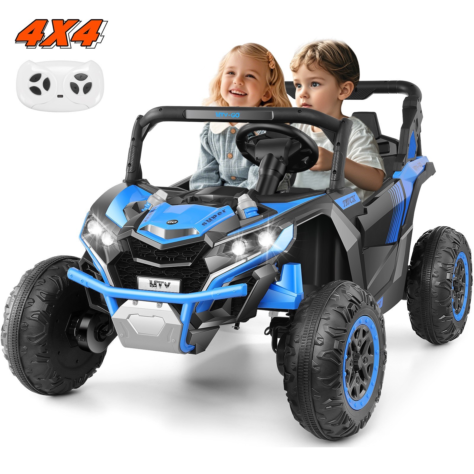 24V 2 Seats Ride On UTV Electric Car Toys for Kids with 4x200W Motors ＆ Remote✨✨