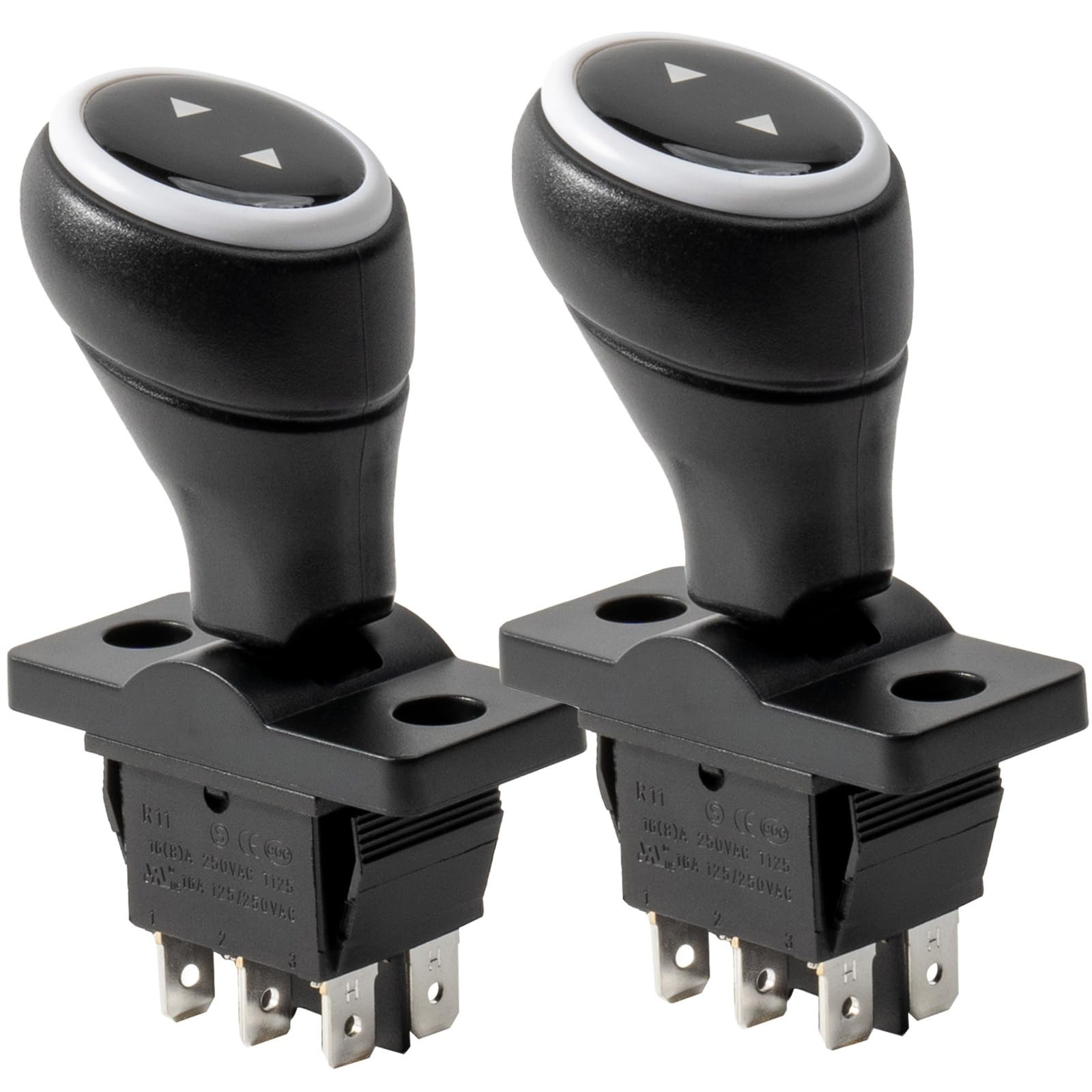 2PCS 6V/12V Kids Bumper Car Joystick Replacement Parts – 360° Rotation Switches