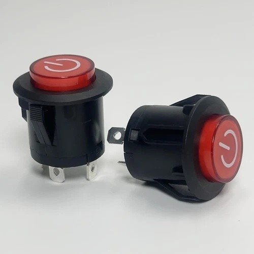 2 Pcs Power Button Switch Push Start for Ride-On Toy Car Electric Power Wheel Bu