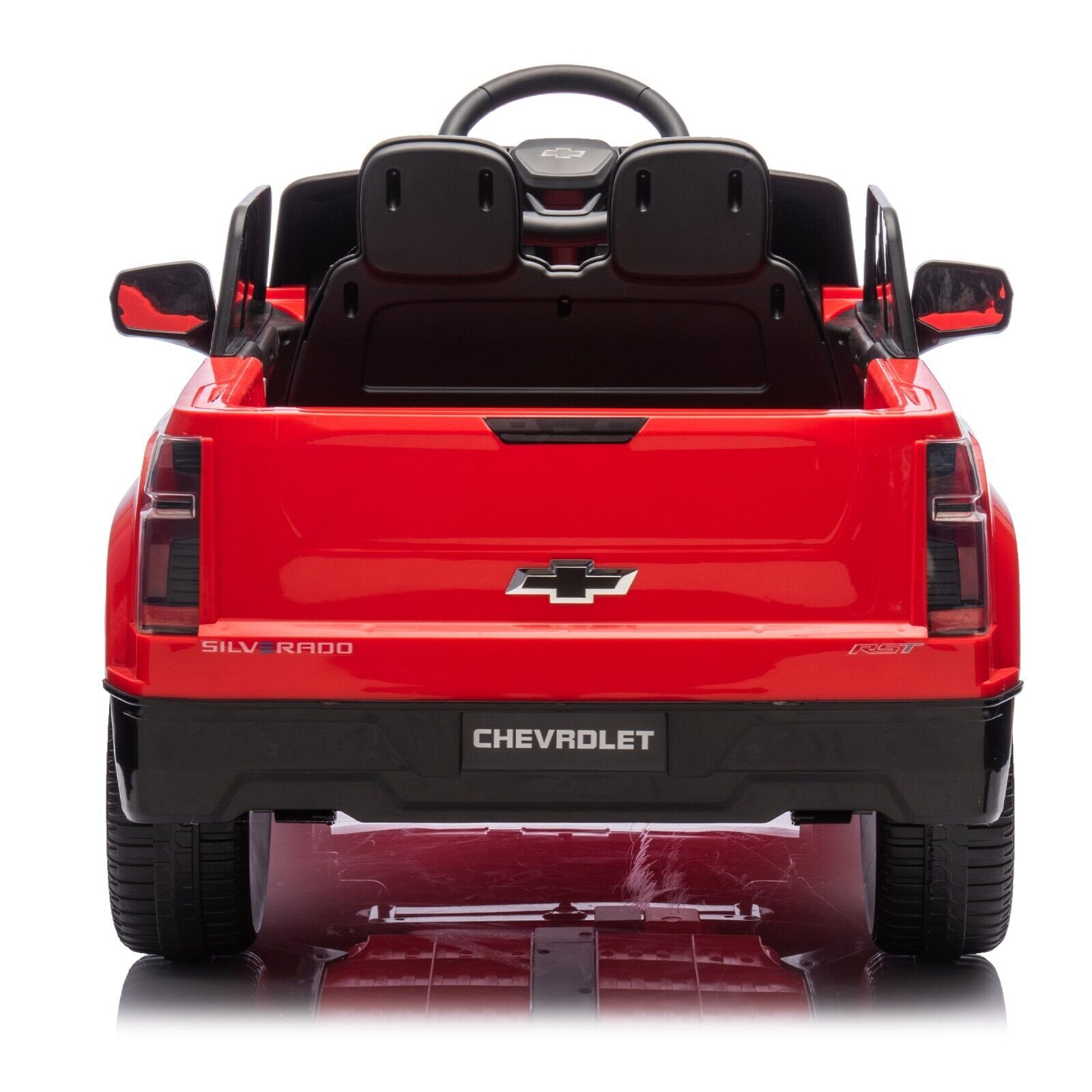 Licensed Chevrolet Silverado Ride On Truck 24V 2 Seater Electric Car with Remote