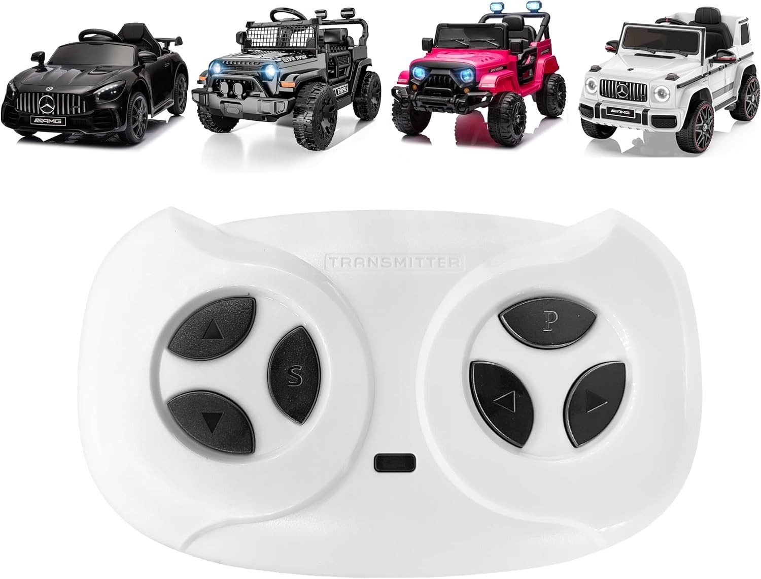 Multi-Device Bluetooth Remote Transmitter for Kids’ Power Wheels & SUVs