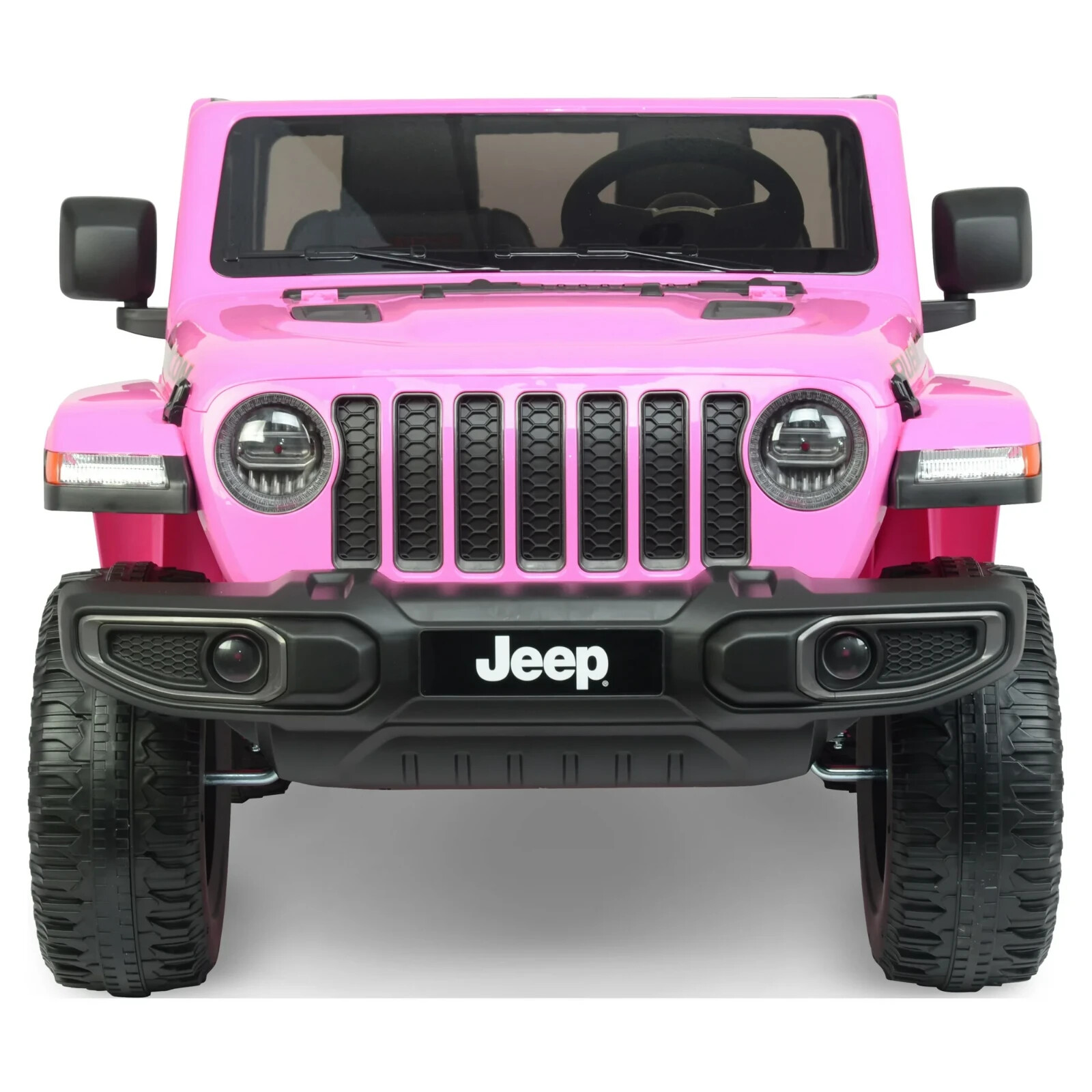 Jeep Gladiator Rubicon Battery-Powered Vehicle w/ Sound Effects, Ages 3+, Pink