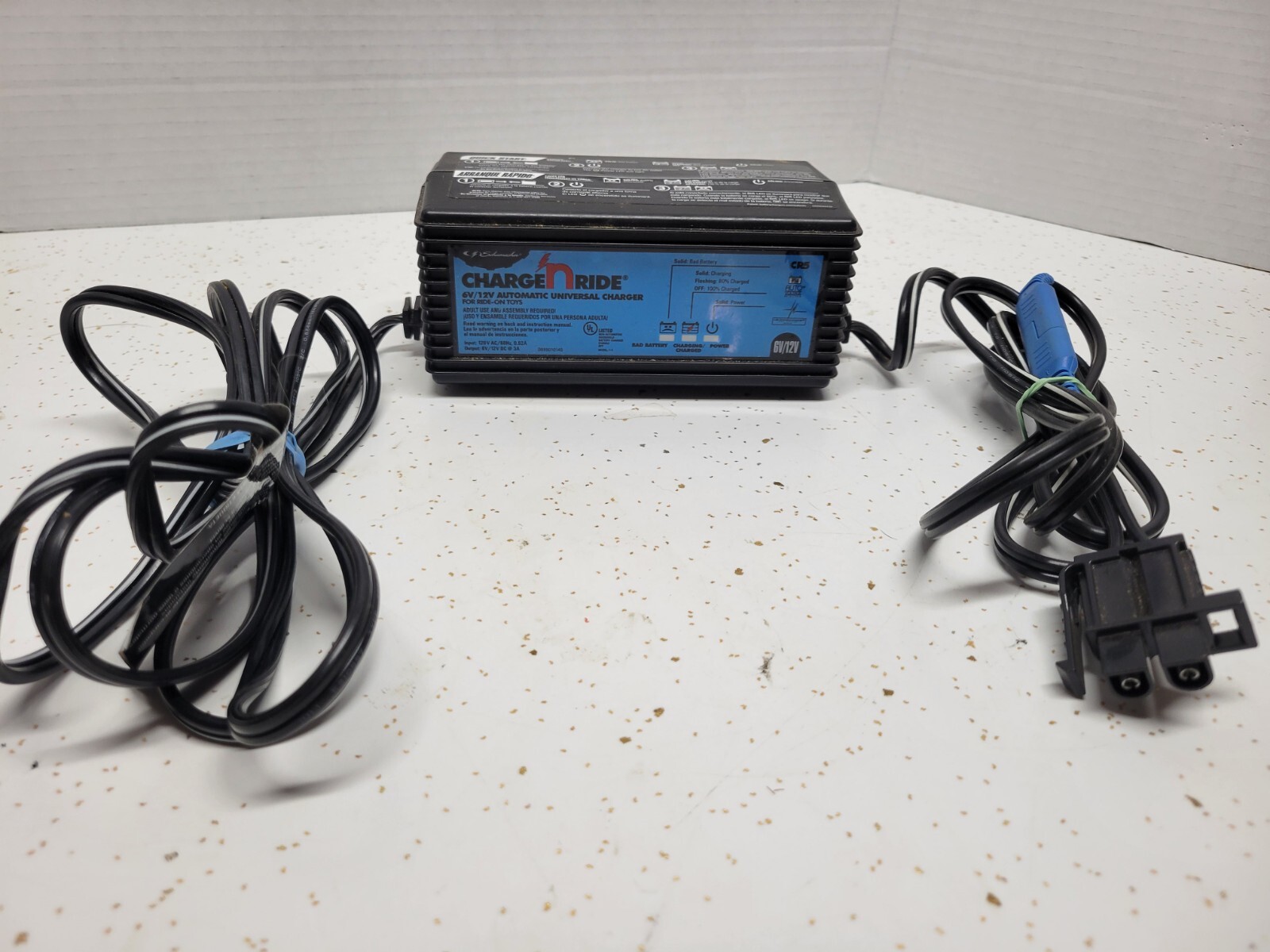 Charge N Ride Schumacher 6V 12V Automatic Universal Charger Ride On Toys
