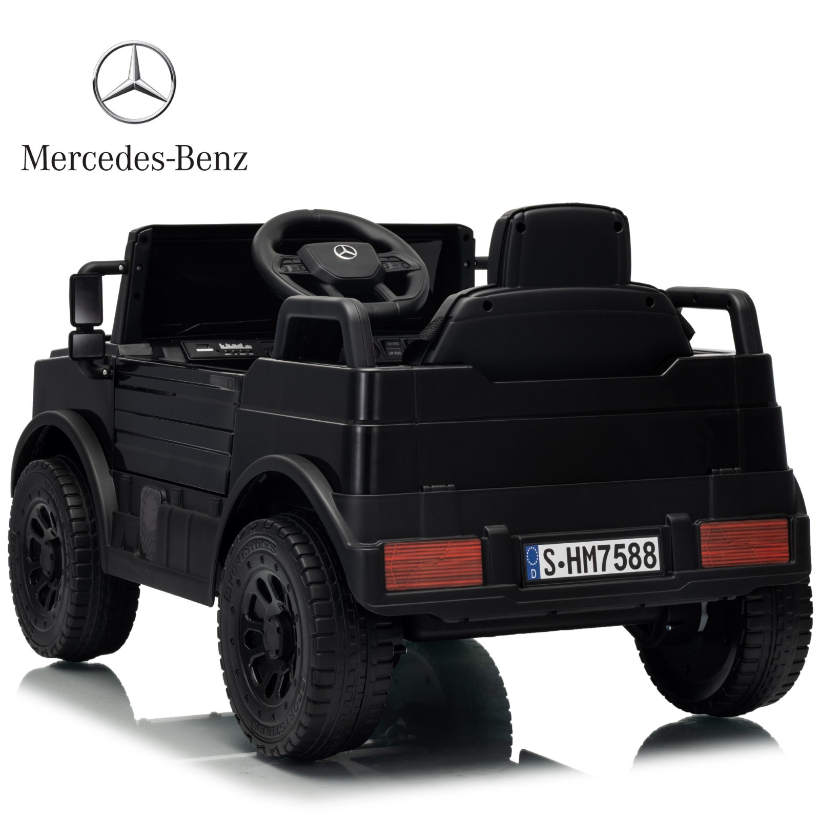 Mercedes-Benz Licensed Kids 12V Ride on Toy Electric Car with Parent Remote MP3