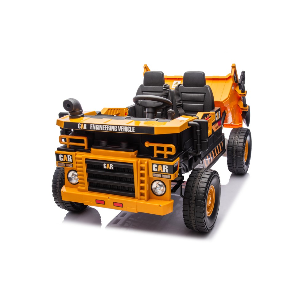 12V 2 Seater Ride On Dump Truck 6 Wheel Kids Electric Car with Remote Control