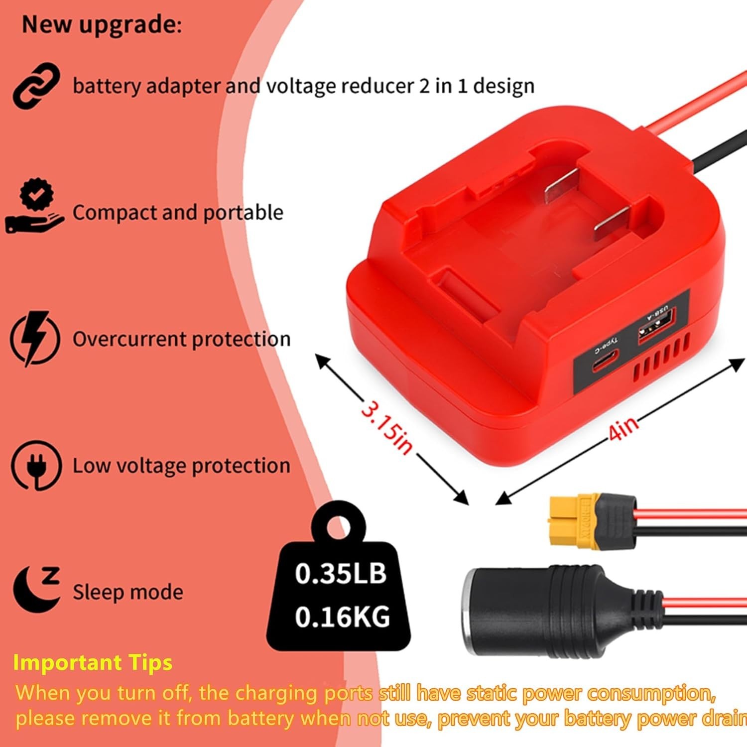 Step Down Converter for M18 18V Battery – Lightweight Design