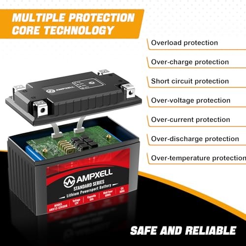 YTX9-BS YTX7A-BS Lithium Motorcycle Battery 12V YTX9-BS 12V 300A 5Ah[+ – ]