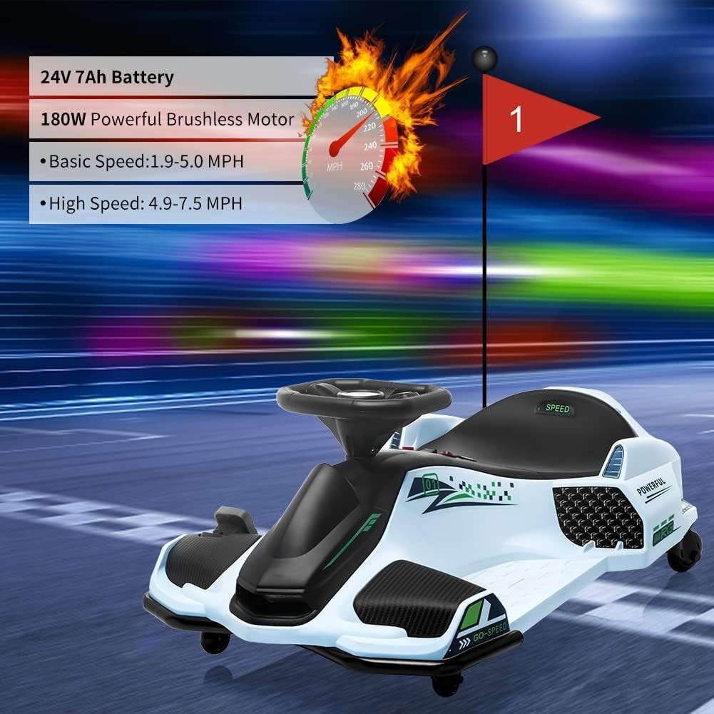 24V Electric Drift Car for Kids – Powerful RC Racing, Ages 8+, Perfect Gift