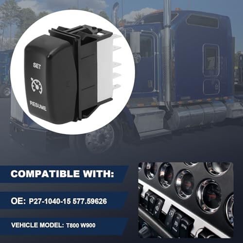 Cruise Control Rocker Switch 577.59626 P27-1040-15 for Kenworth T800 W900