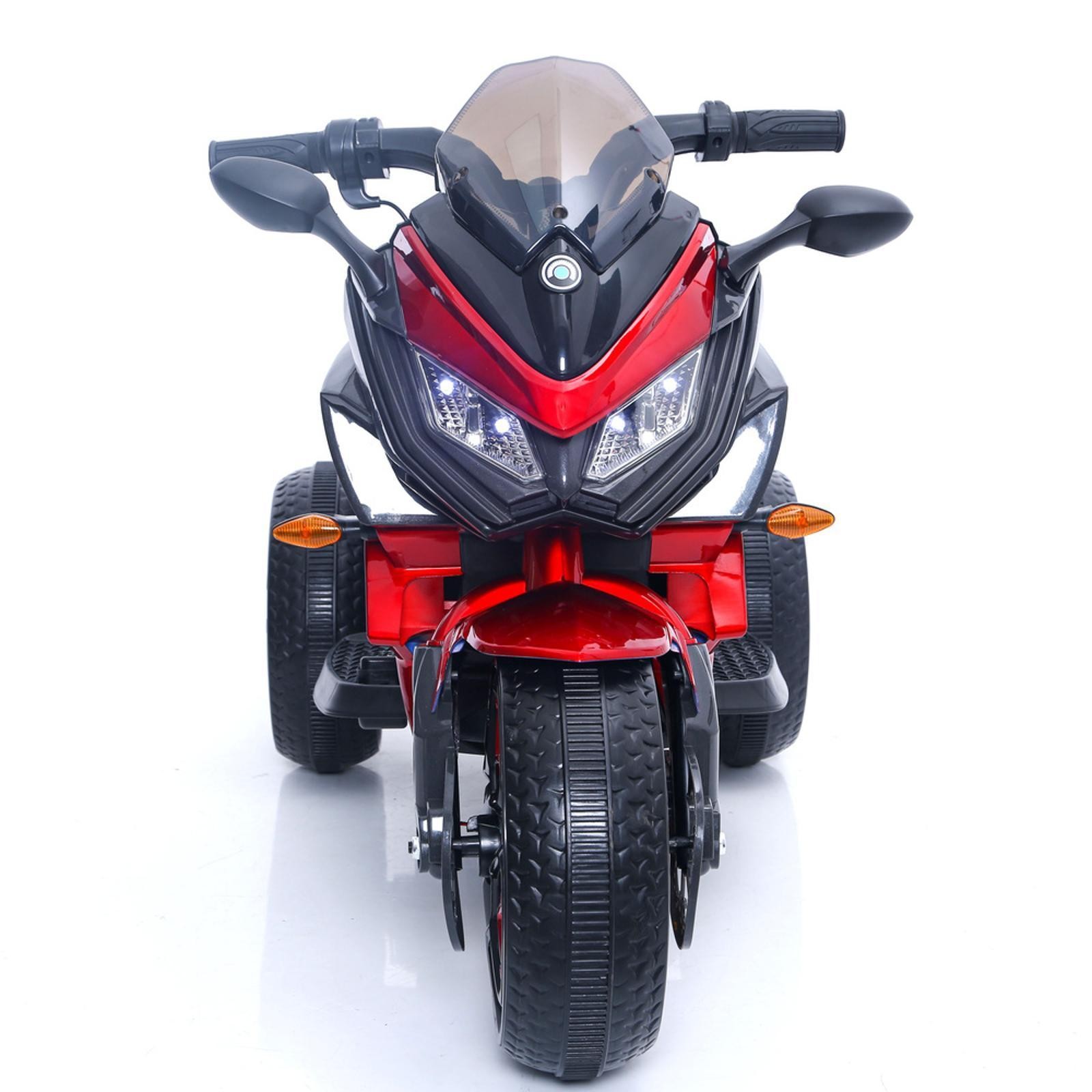 12V Rechargeable Kids Bike PU Seat Manual Throttle Ride and Entertainment
