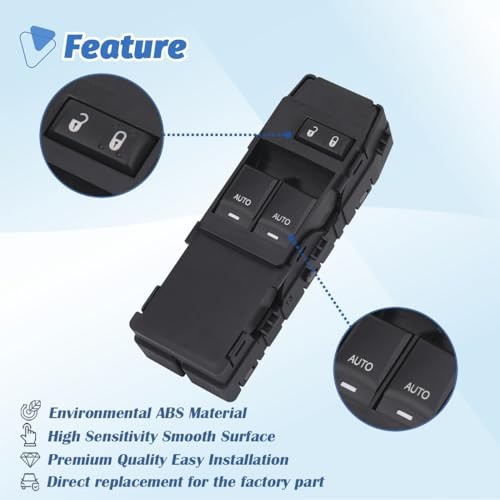 Driver Side Window Switch Power Control Button Compatible with 2011 2012 2013
